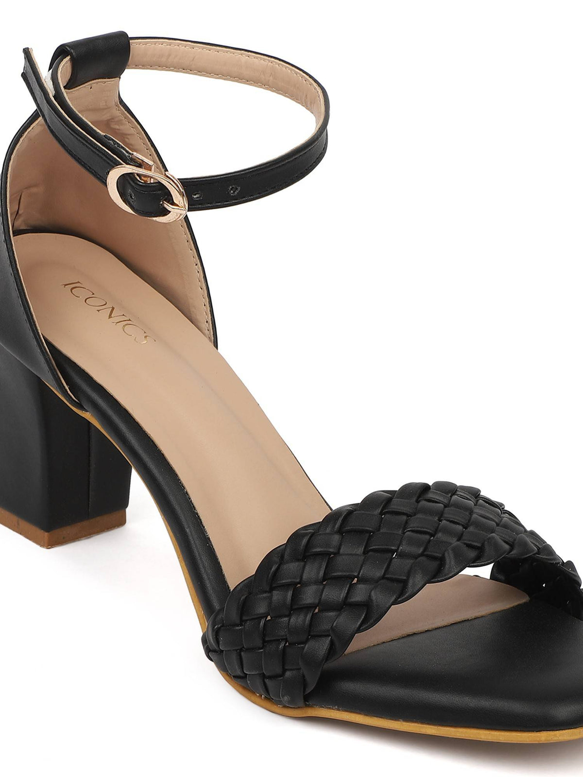 Maroon Women Woven Design Heels | H78 - view 17