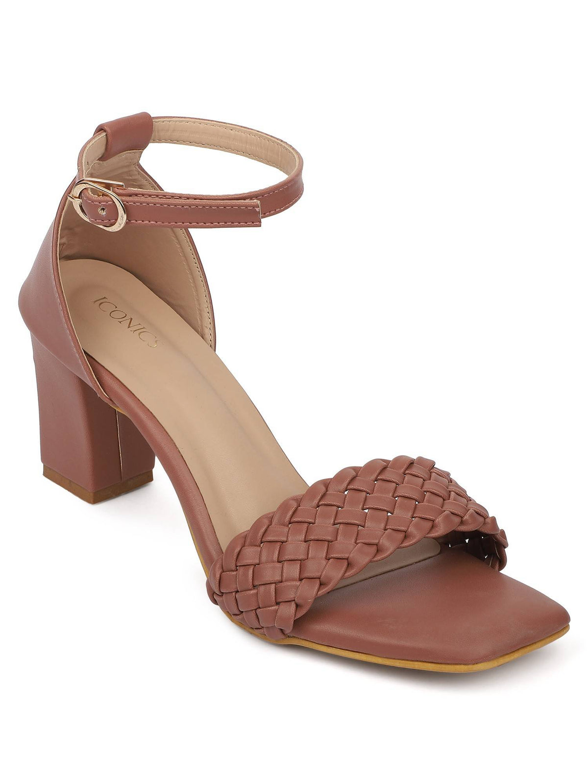 Maroon Women Woven Design Heels | H78 - view 19