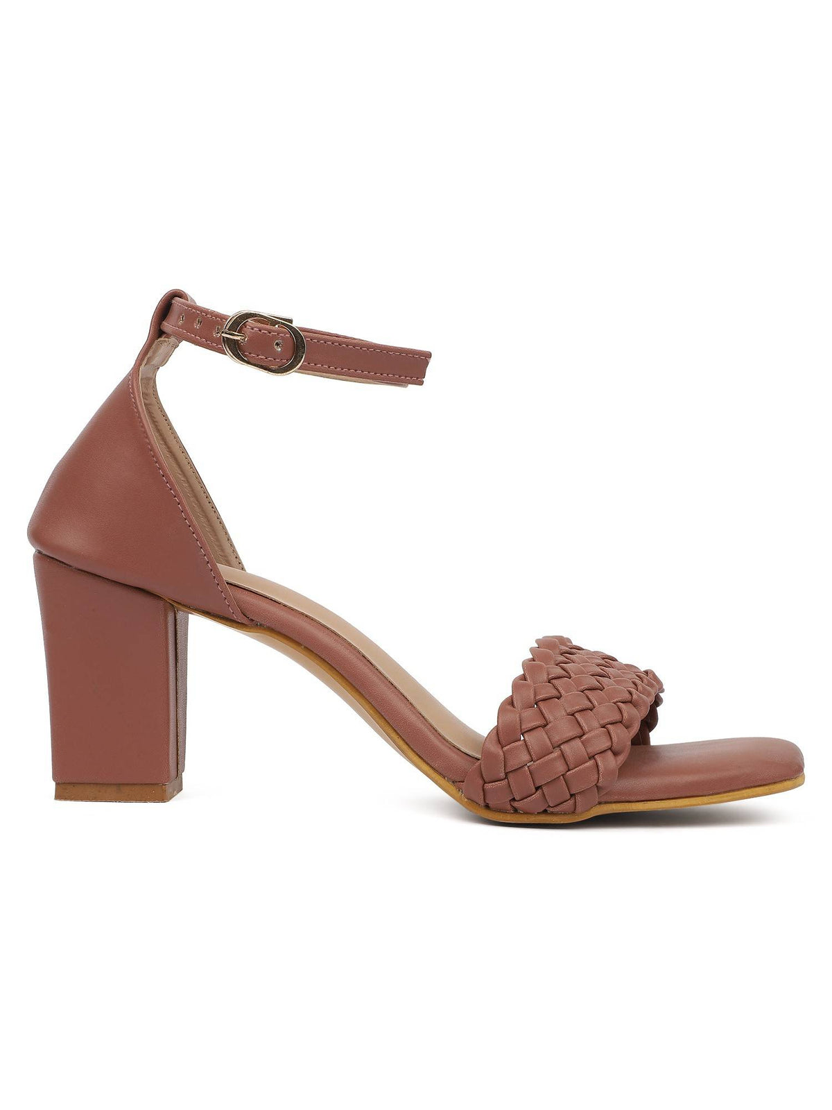 Maroon Women Woven Design Heels | H78 - view 20