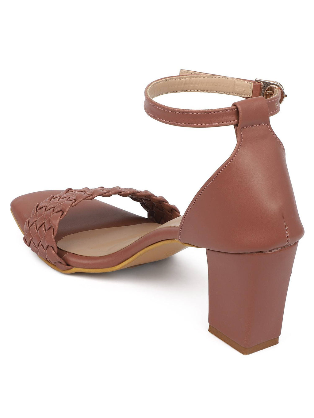 Maroon Women Woven Design Heels | H78 - view 21