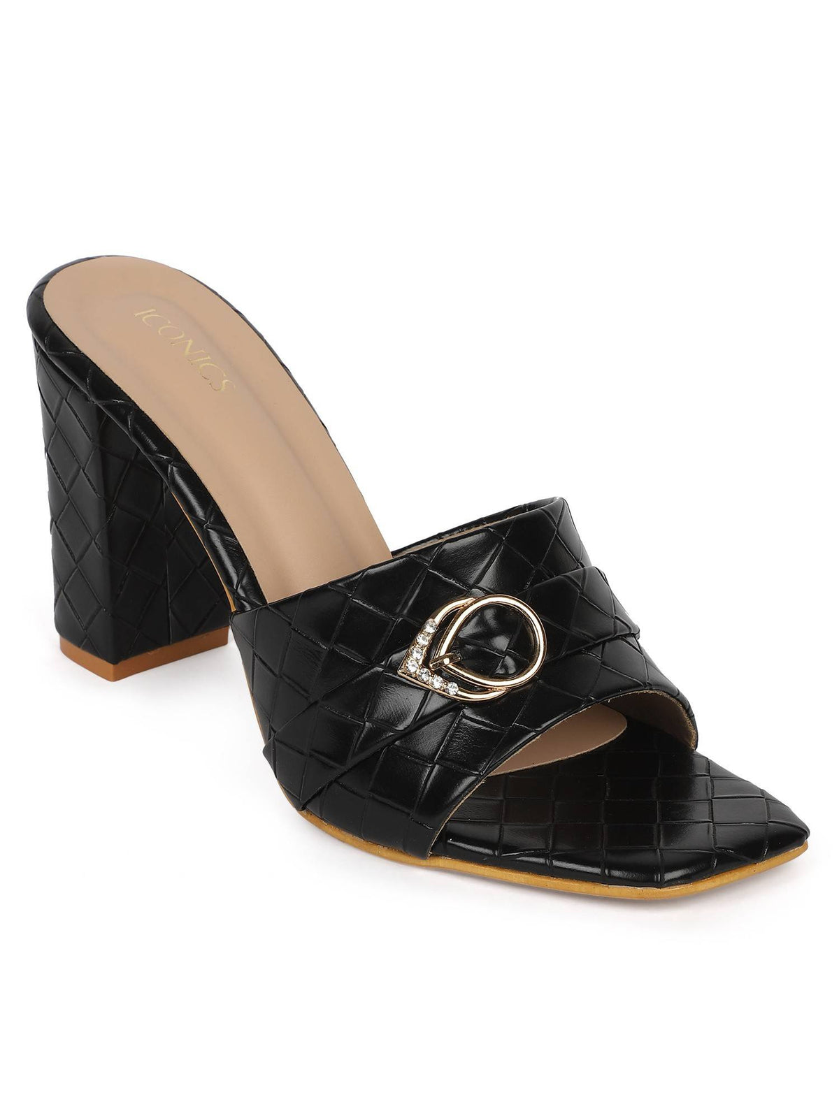 Pink Women Textured Heels | H78 - view 7