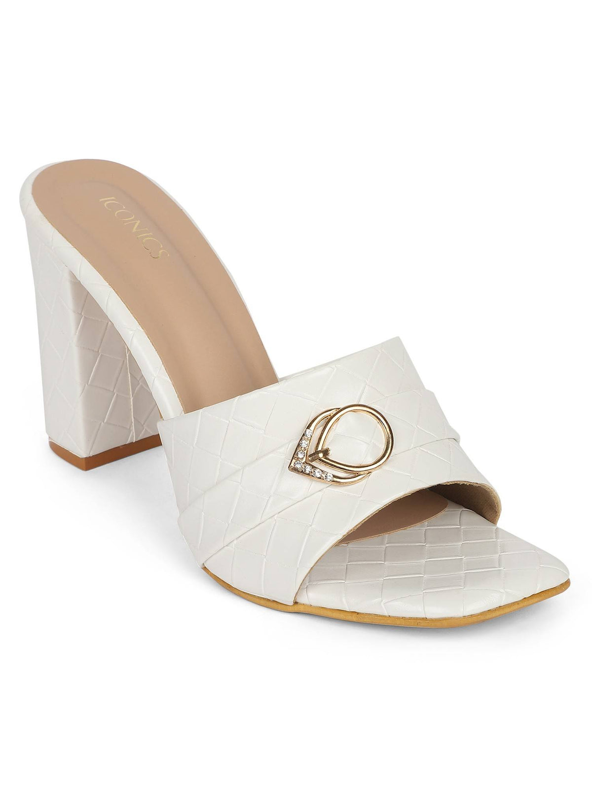 Pink Women Textured Heels | H78 - view 13