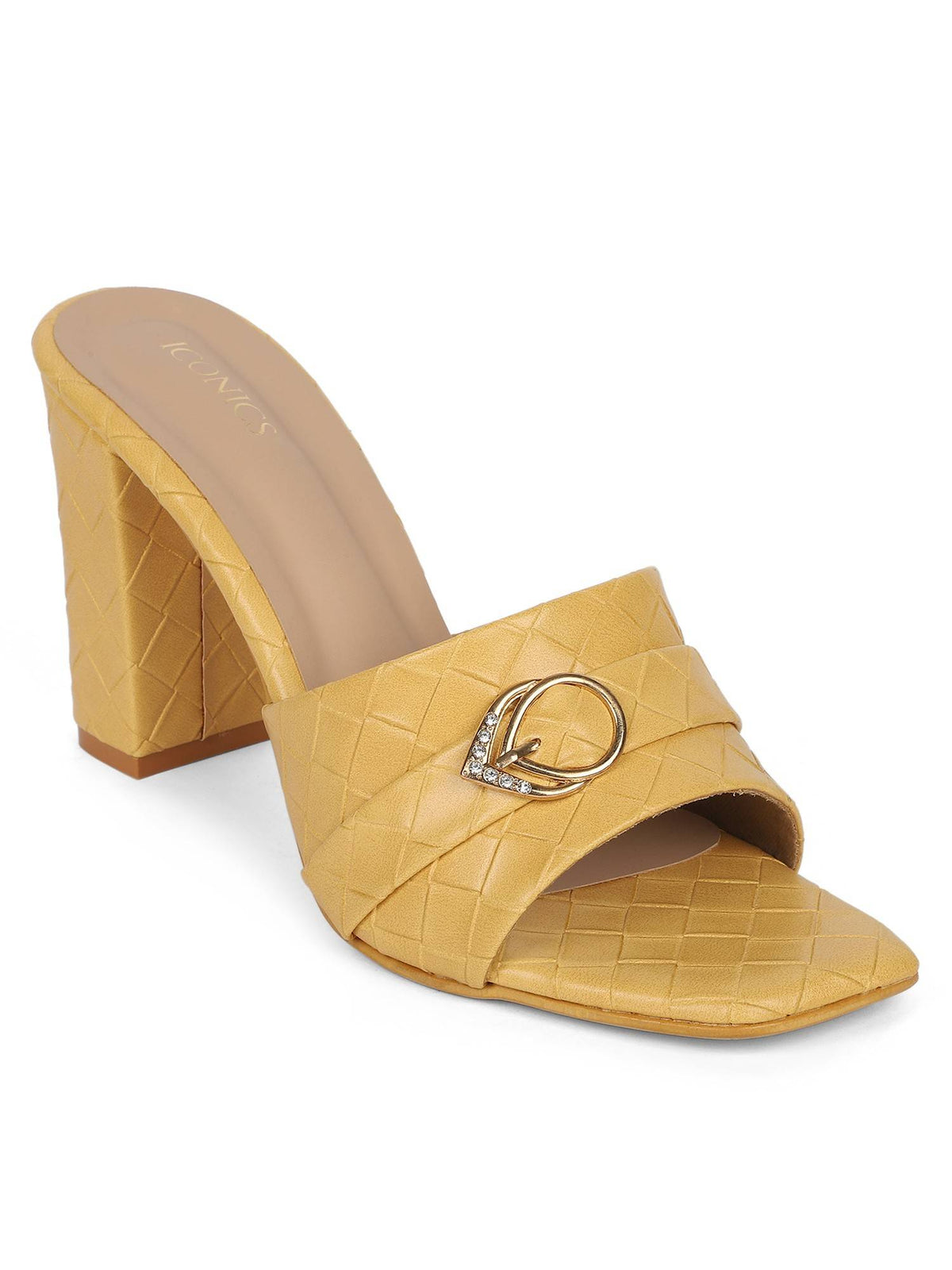 Pink Women Textured Heels | H78 - view 19
