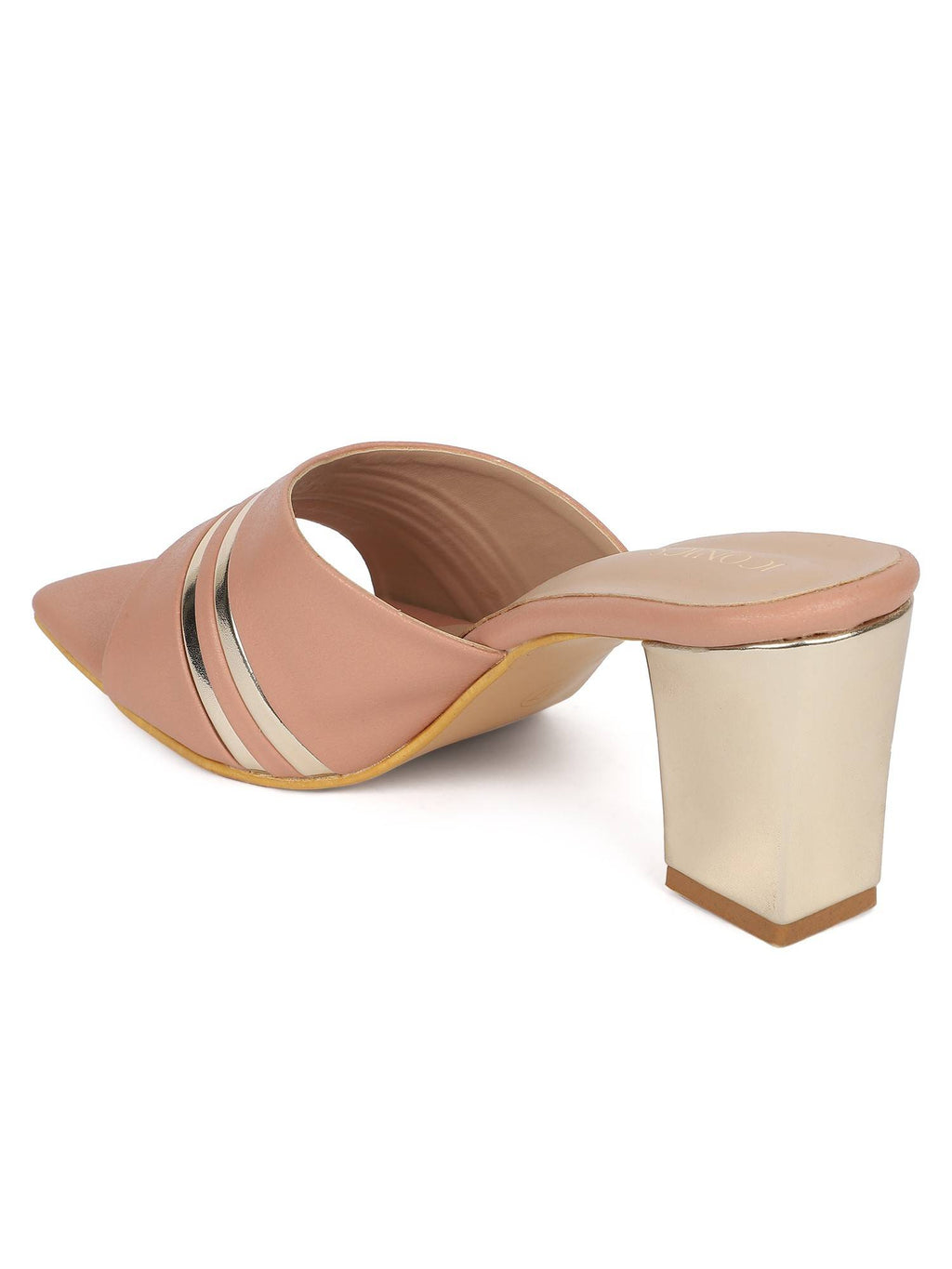 Pink Women Embellished Sequined Heels | H78 - view 3