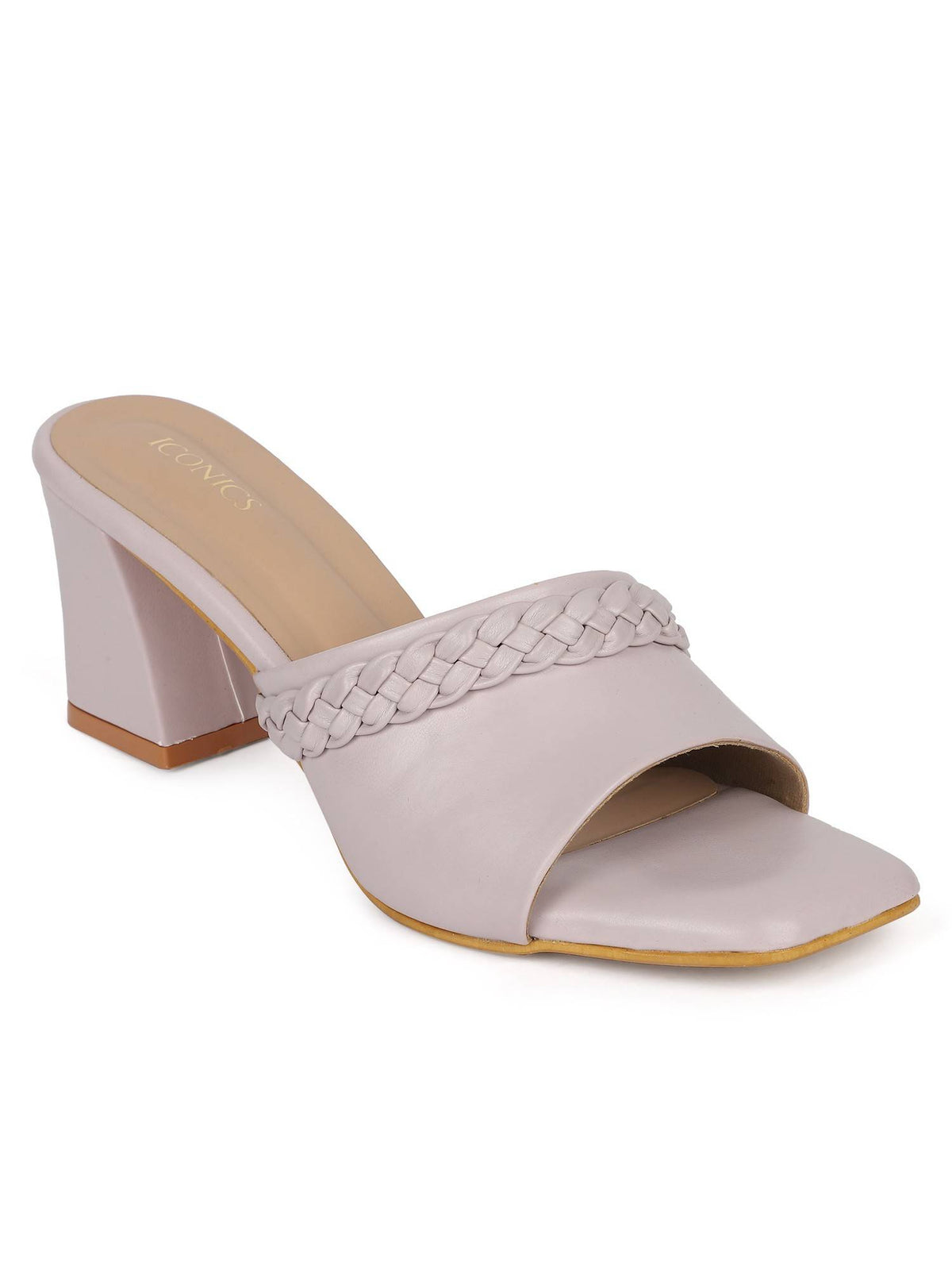 Pink Women Braided Heels | H78 - view 19