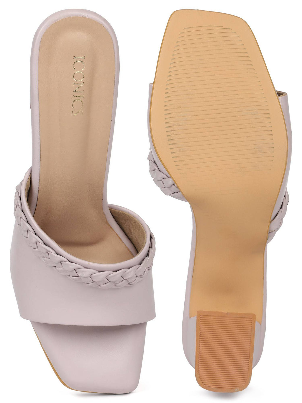 Pink Women Braided Heels | H78 - view 22
