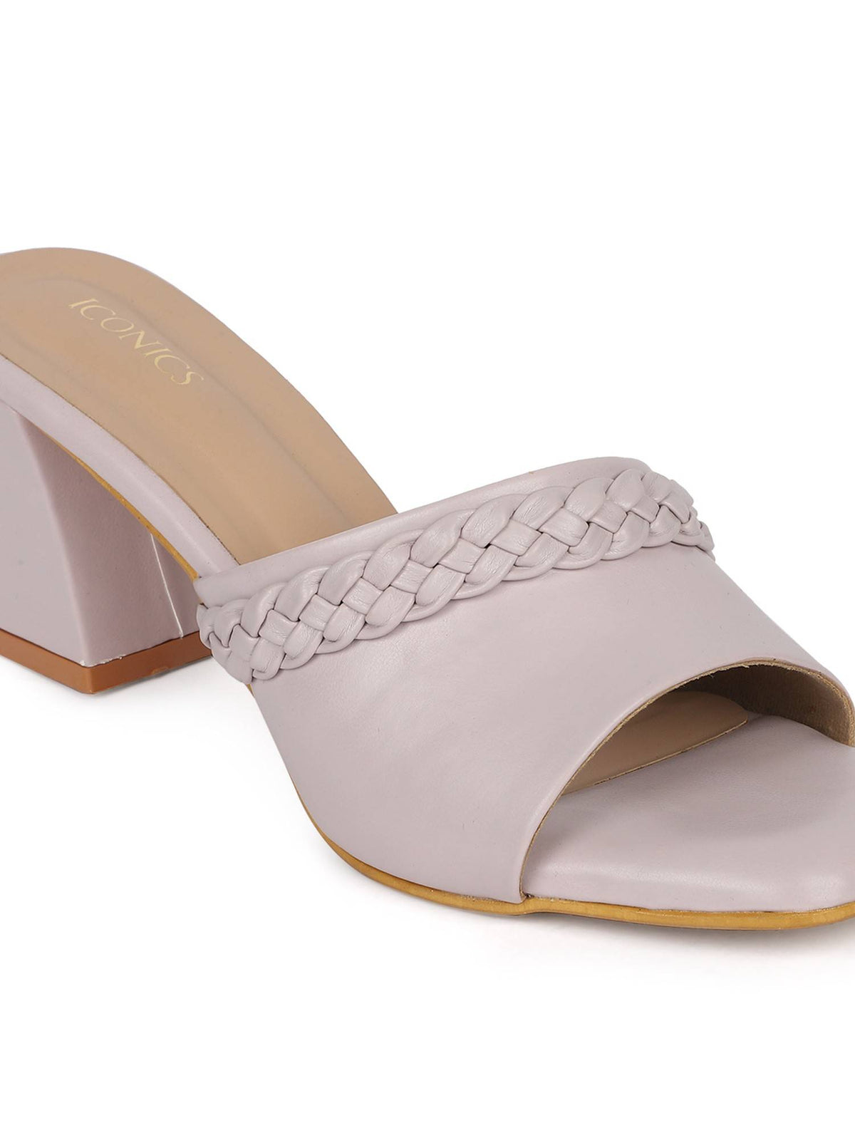 Purple Women Braided Heels | H78 - view 5