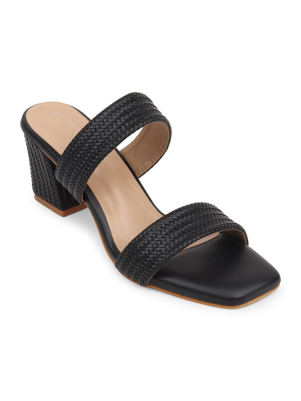 Black Women Textured Heels | H78 - view 2
