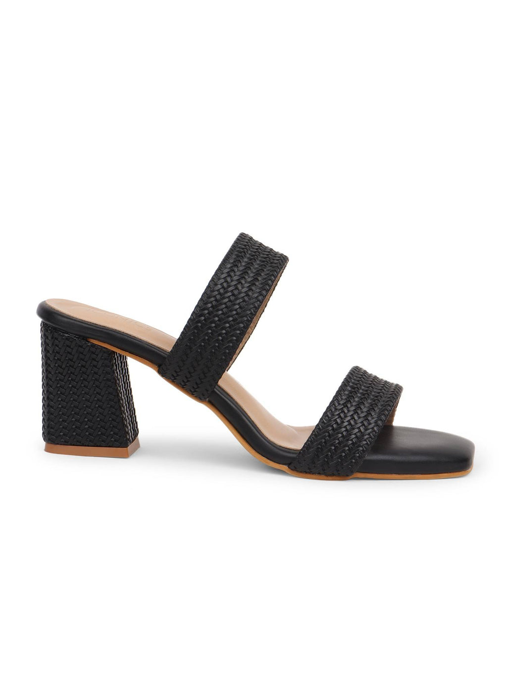 Black Women Textured Heels | H78 - view 4