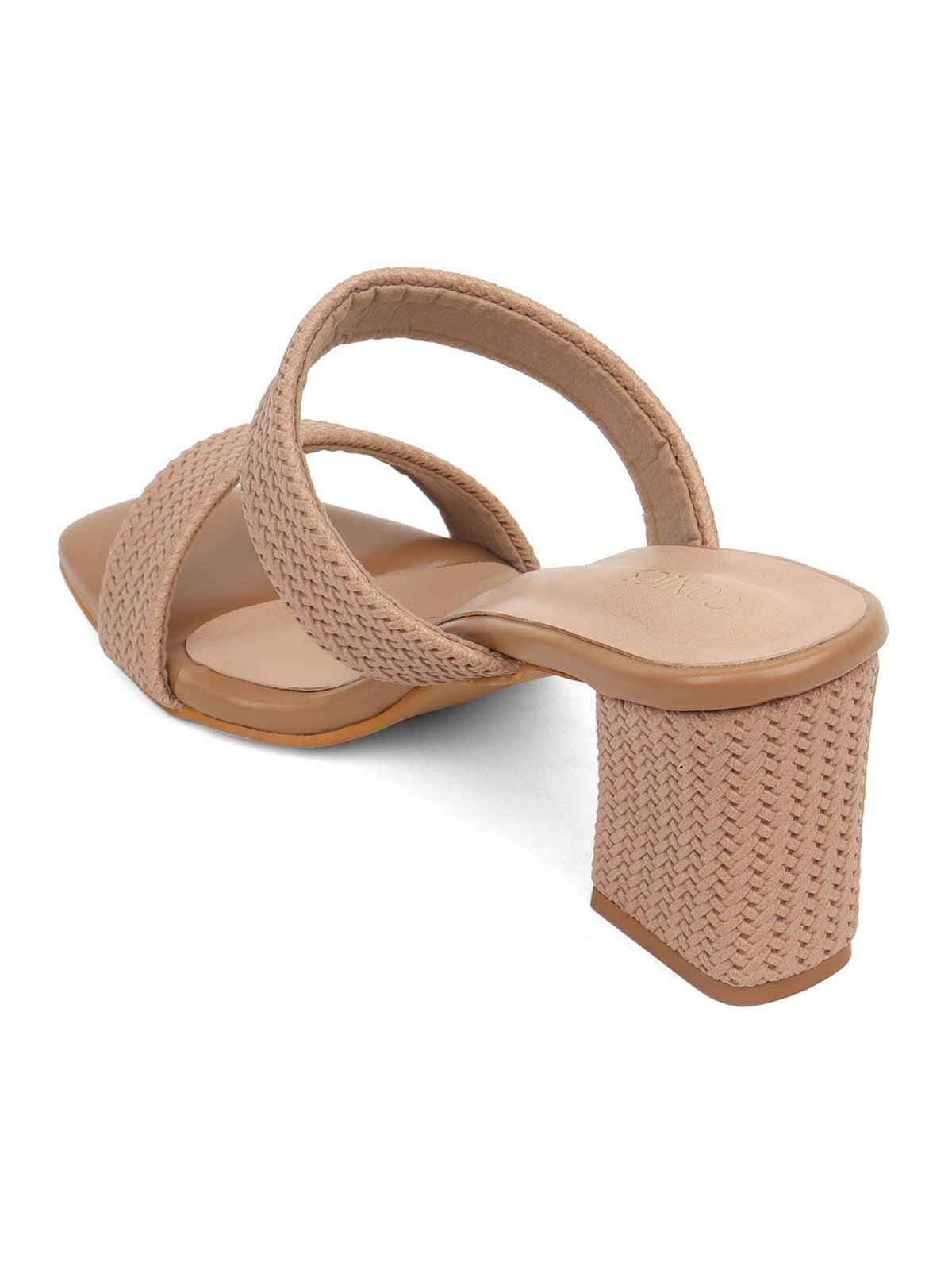 Camel Women Textured Heels | H78 - view 3