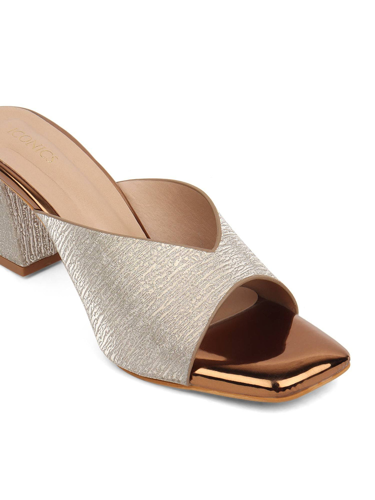Antique Women Embellished Sequined Heels | H78 - view 5