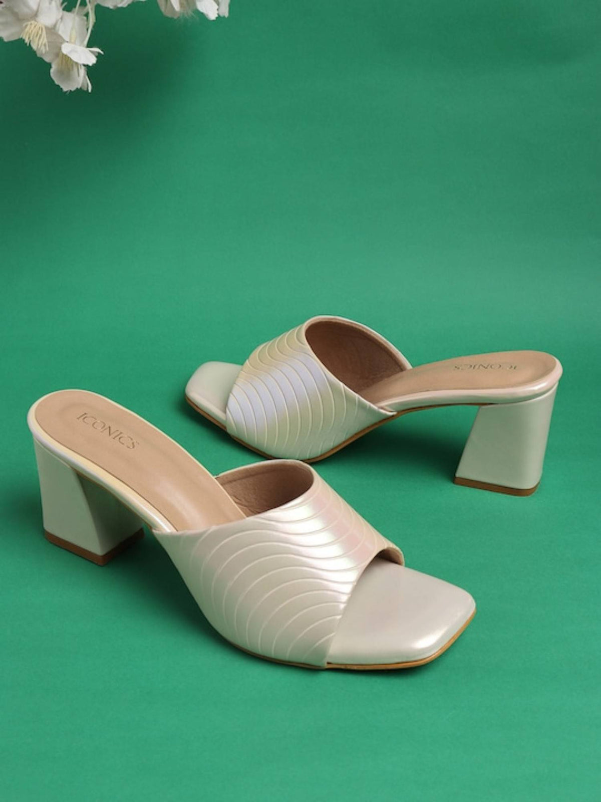 Lavender Women Textured Heels | H78 - view 13