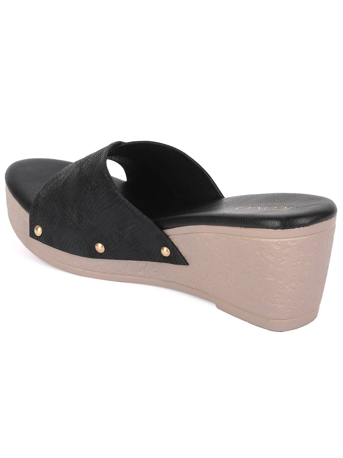 Black Women Animal Print Heels | H78 - view 2