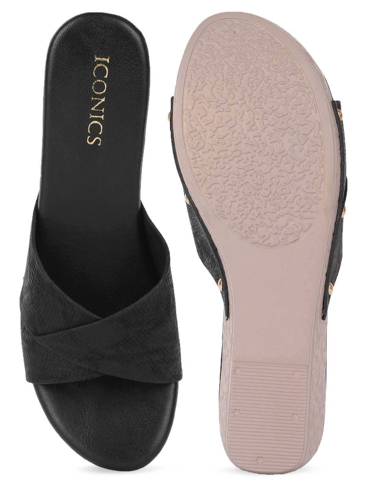 Black Women Animal Print Heels | H78 - view 4