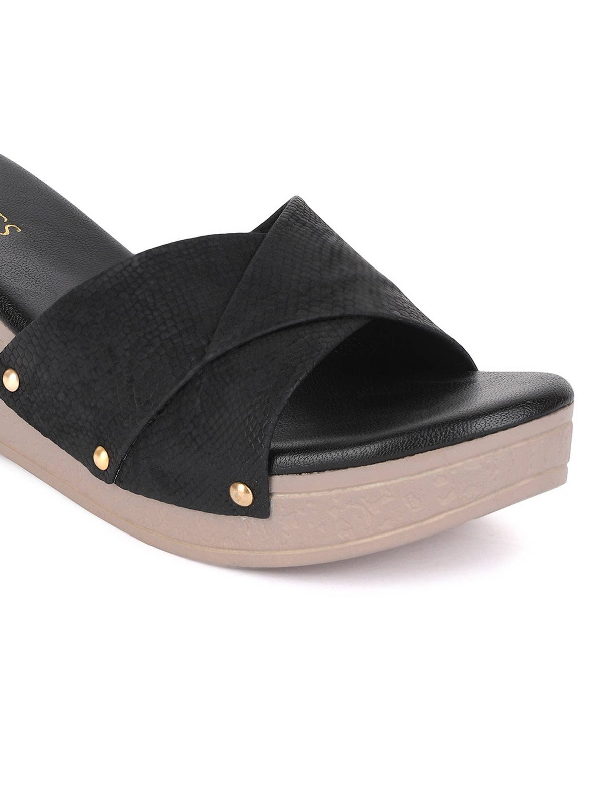 Black Women Animal Print Heels | H78 - view 5