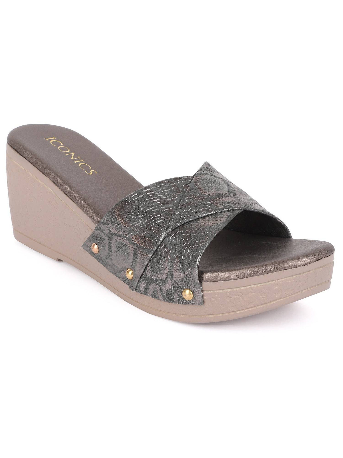 Black Women Animal Print Heels | H78 - view 19