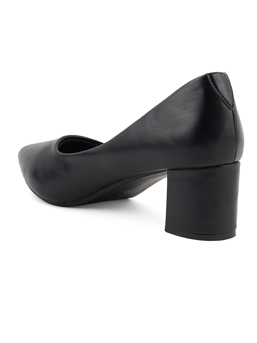 Black Women Solid Ballerinas | H78 - view 4