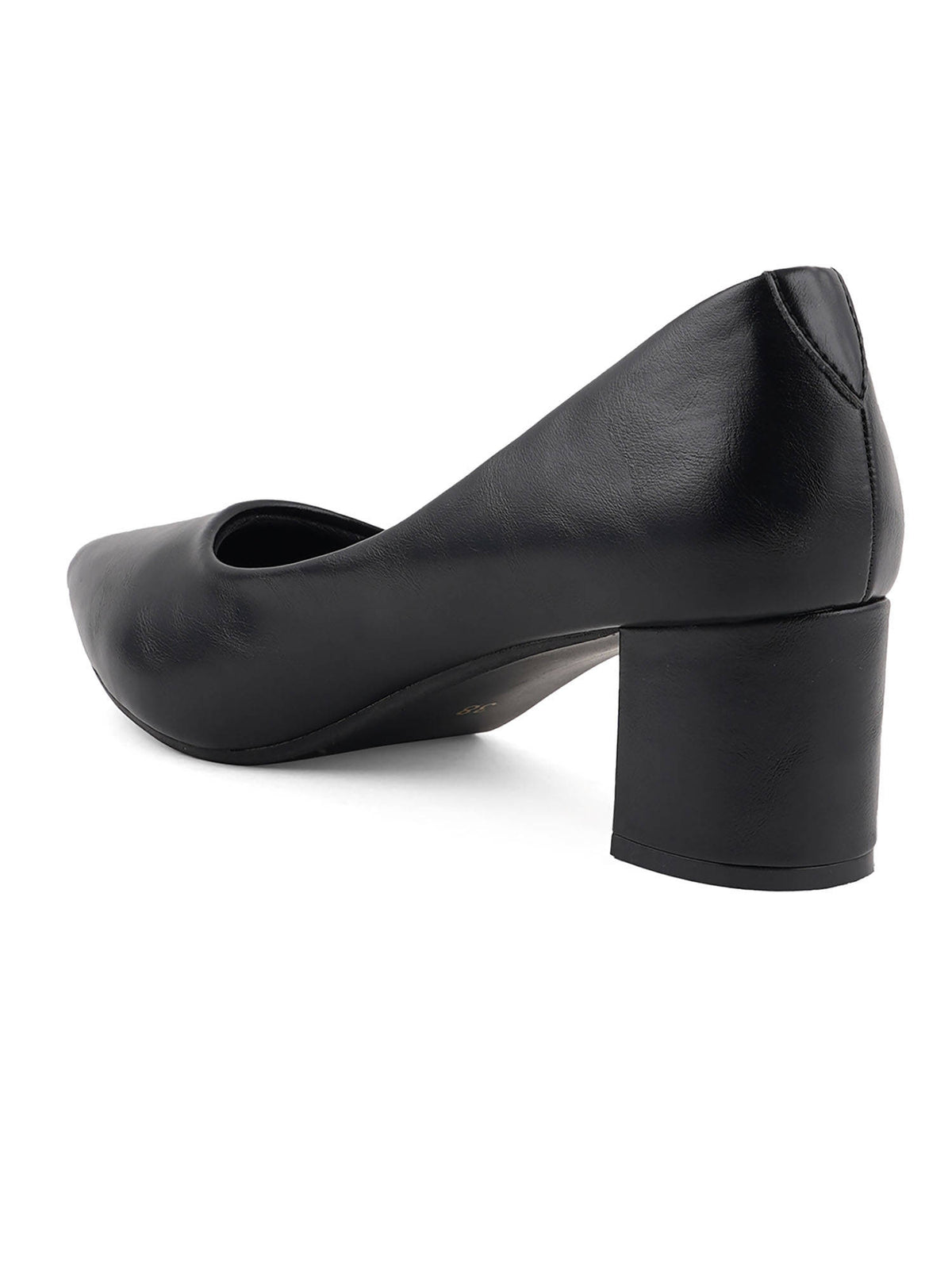 Black Women Solid Ballerinas | H78 - view 4