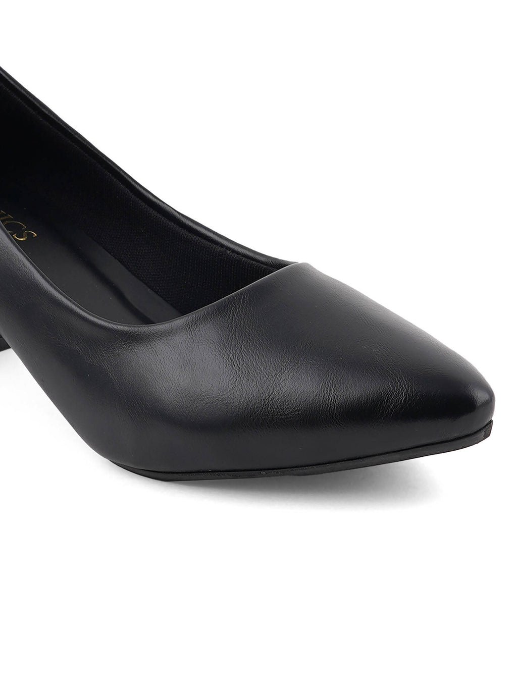 Black Women Solid Ballerinas | H78 - view 6