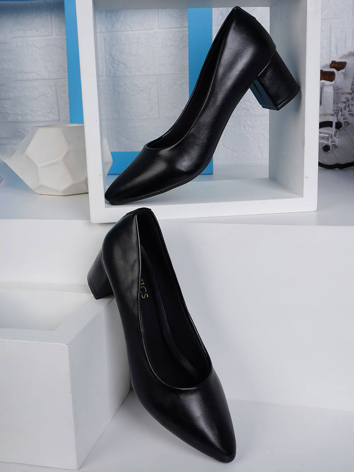 Black Women Solid Ballerinas | H78 - view 7