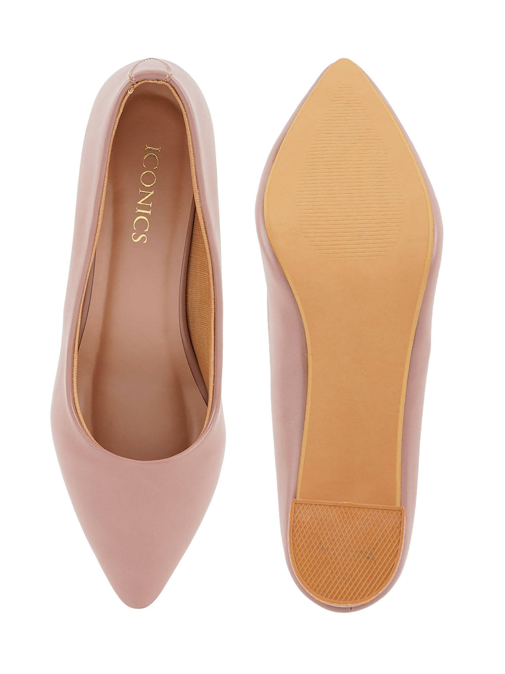 Black Women Solid Ballerinas | H78 - view 26