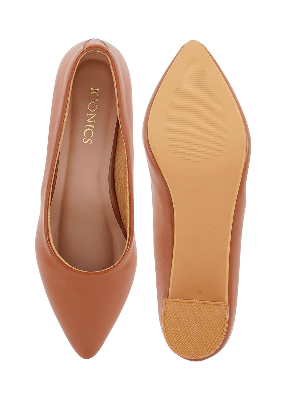 Black Women Solid Ballerinas | H78 - view 12