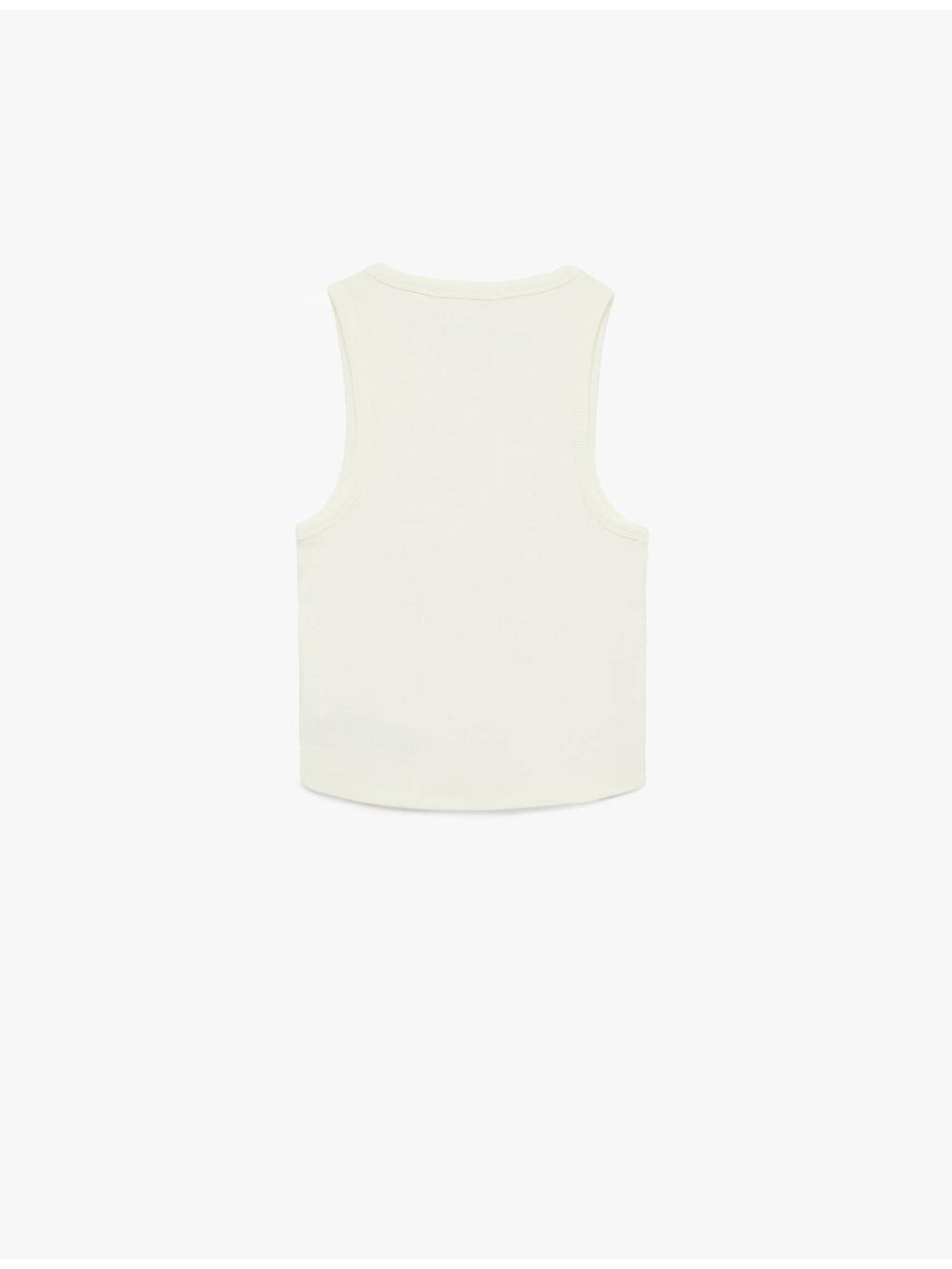 Womens White Sleeveless Tank Top | TT98 - view 5