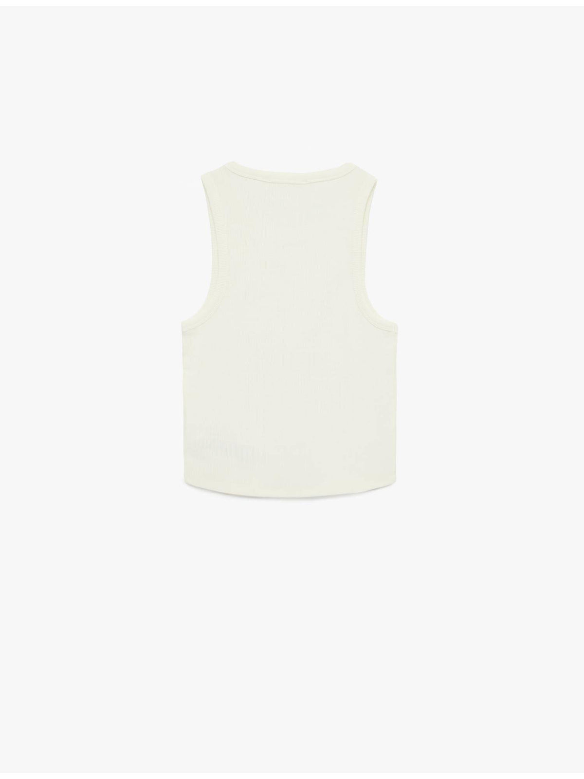 Womens White Sleeveless Tank Top | TT98 - view 5