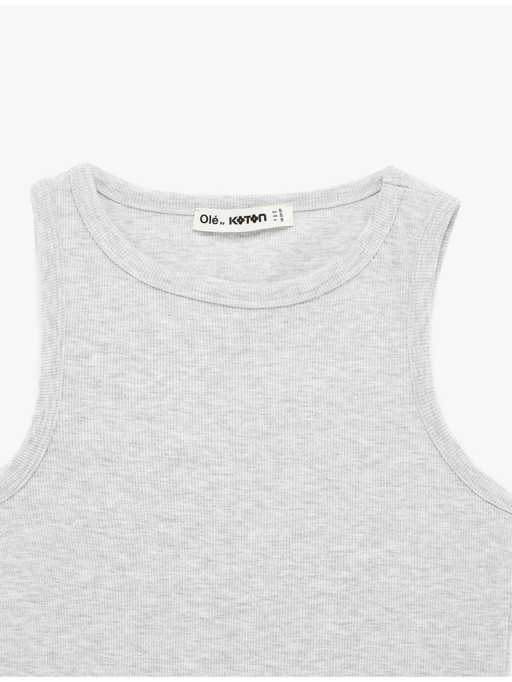 Womens Grey Sleeveless Tank Top | TT98 - view 6