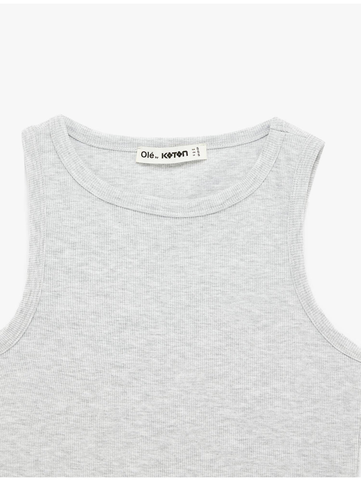 Womens Grey Sleeveless Tank Top | TT98 - view 6