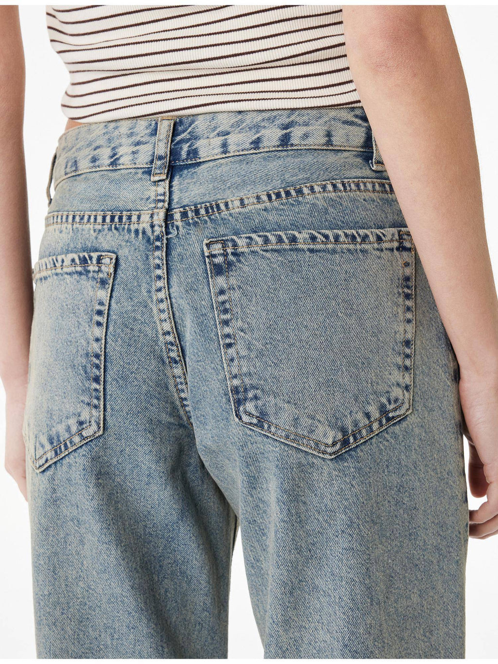 Womens Blue Straight Jeans | ST23 - view 4