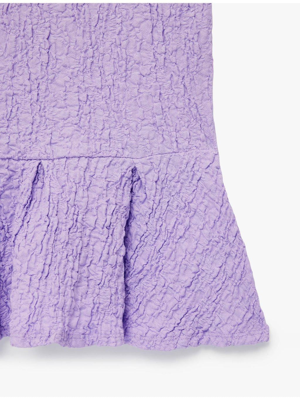 Womens Purple Textured Peplum Top | pt51 - view 7
