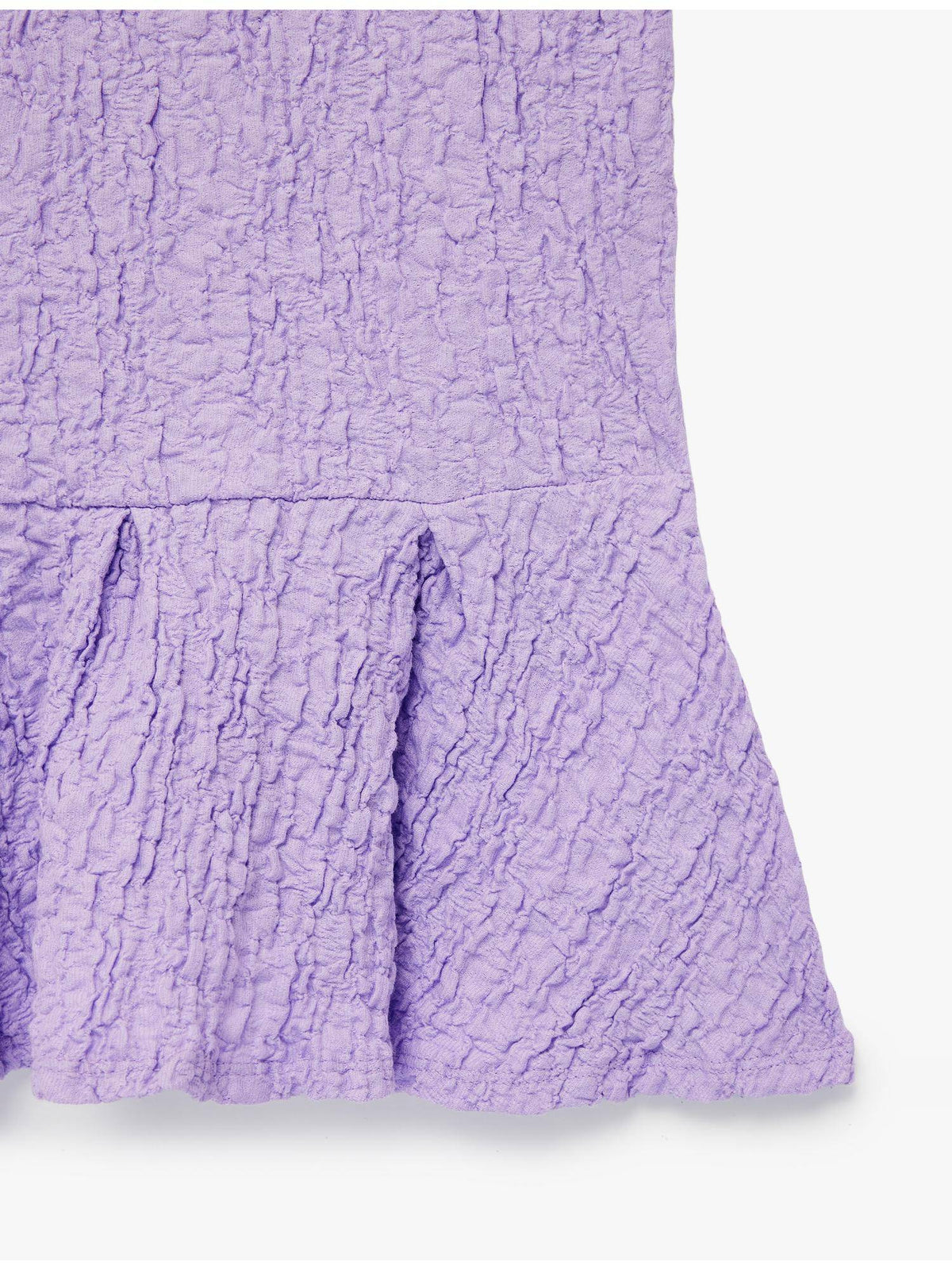 Womens Purple Textured Peplum Top | pt51 - view 7