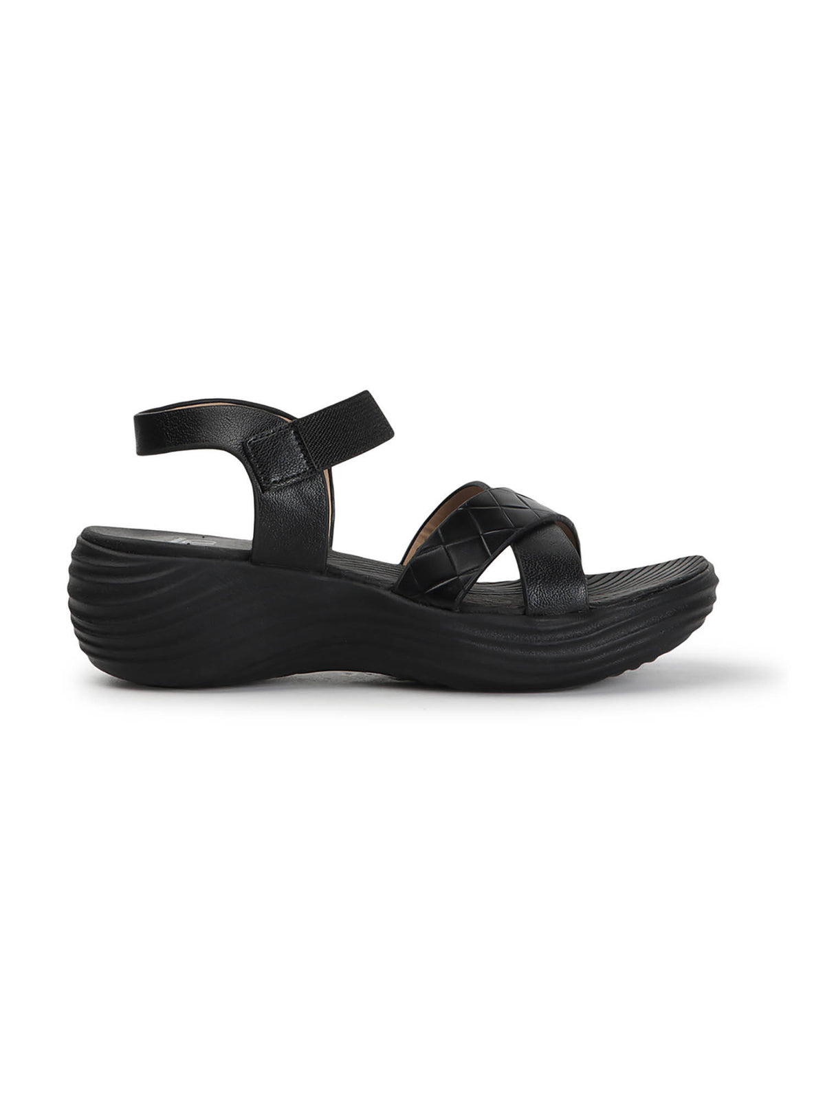 Beige Hook & Loop Women Casual Sandals | SD89 - view 11
