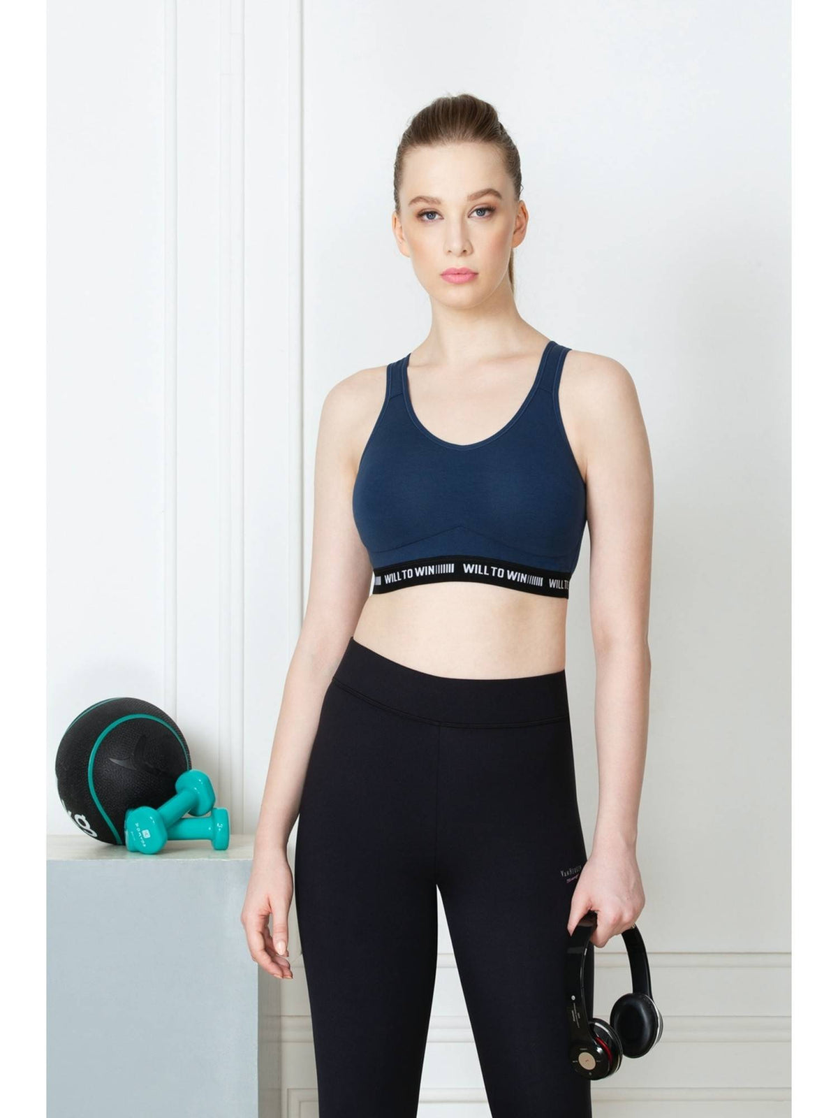 Van Heusen Women Proactive Antibacterial & Wireless Sports Bra - Black | sb09 - view 25