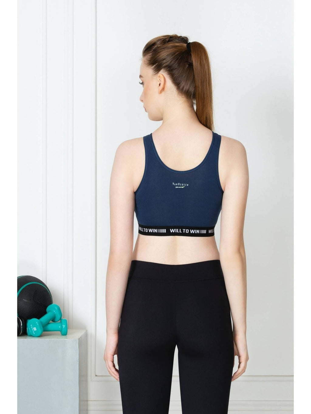 Van Heusen Women Proactive Antibacterial & Wireless Sports Bra - Black | sb09 - view 26