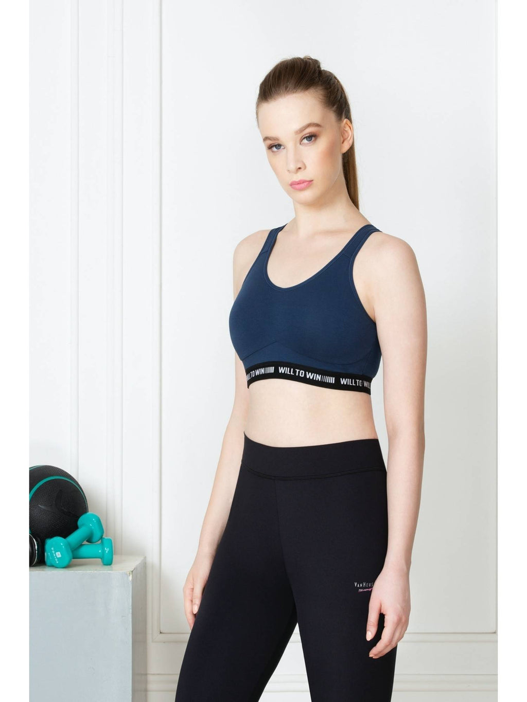 Van Heusen Women Proactive Antibacterial & Wireless Sports Bra - Black | sb09 - view 27