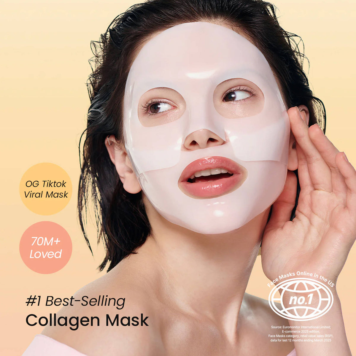 Bio-Collagen Real Deep Mask, Korean Anti-Aging Pore Care Overnight Sheet Mask - Pack of 4 | FC3 - view 2