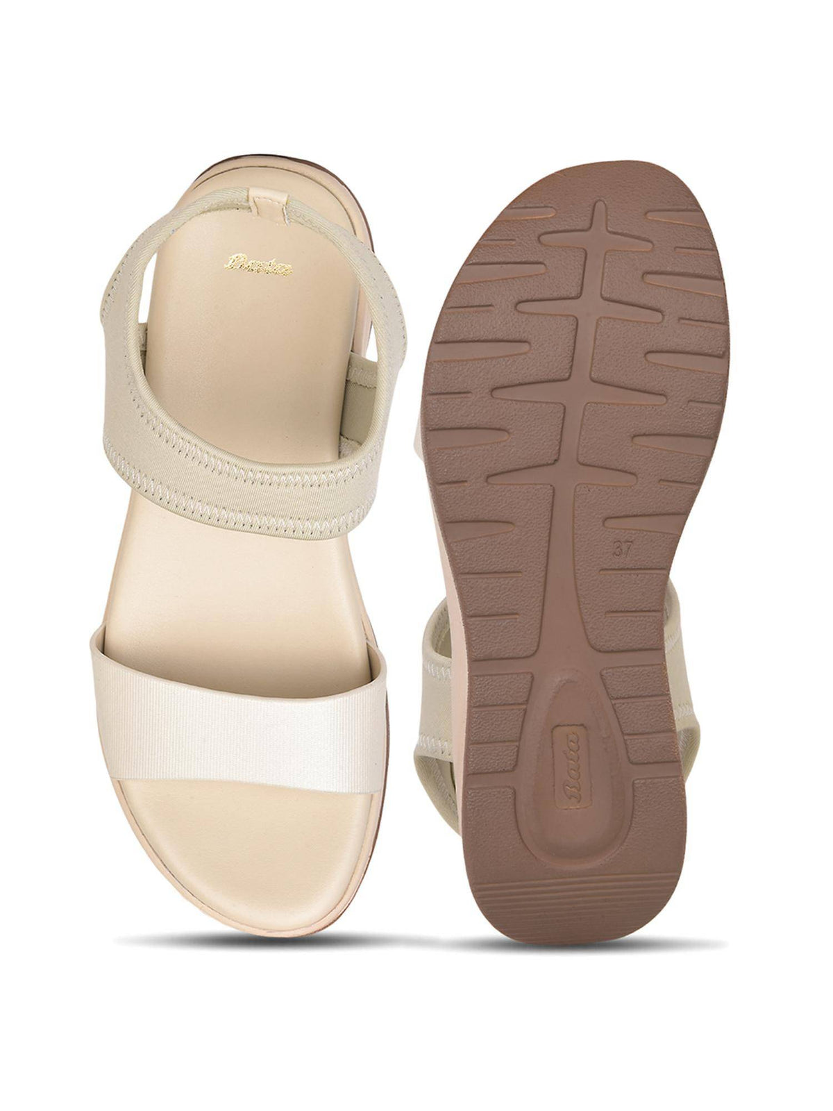 White Platform Sandals for Women | SD89 - view 4