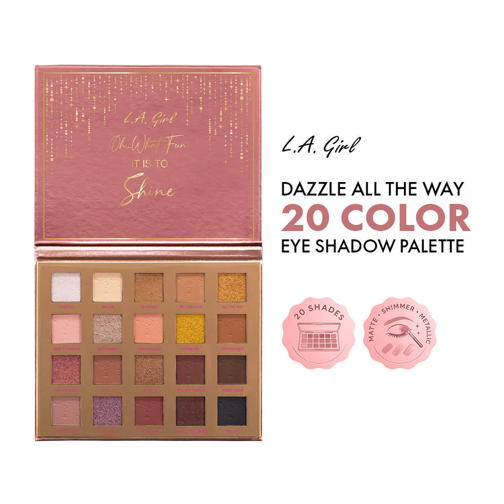 Dazzle All The Way 20 Color Eye Shadow Palette | E20 - view 1