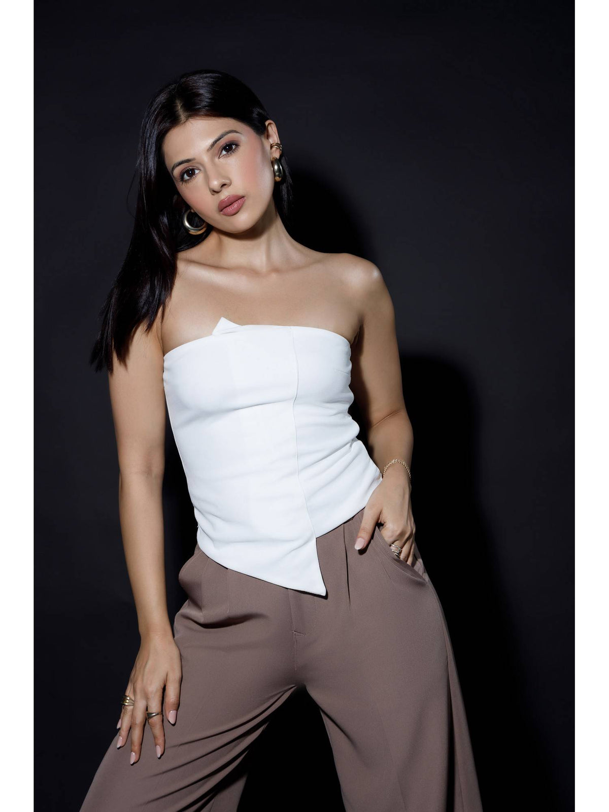 White Tube Top | TT90 - view 1