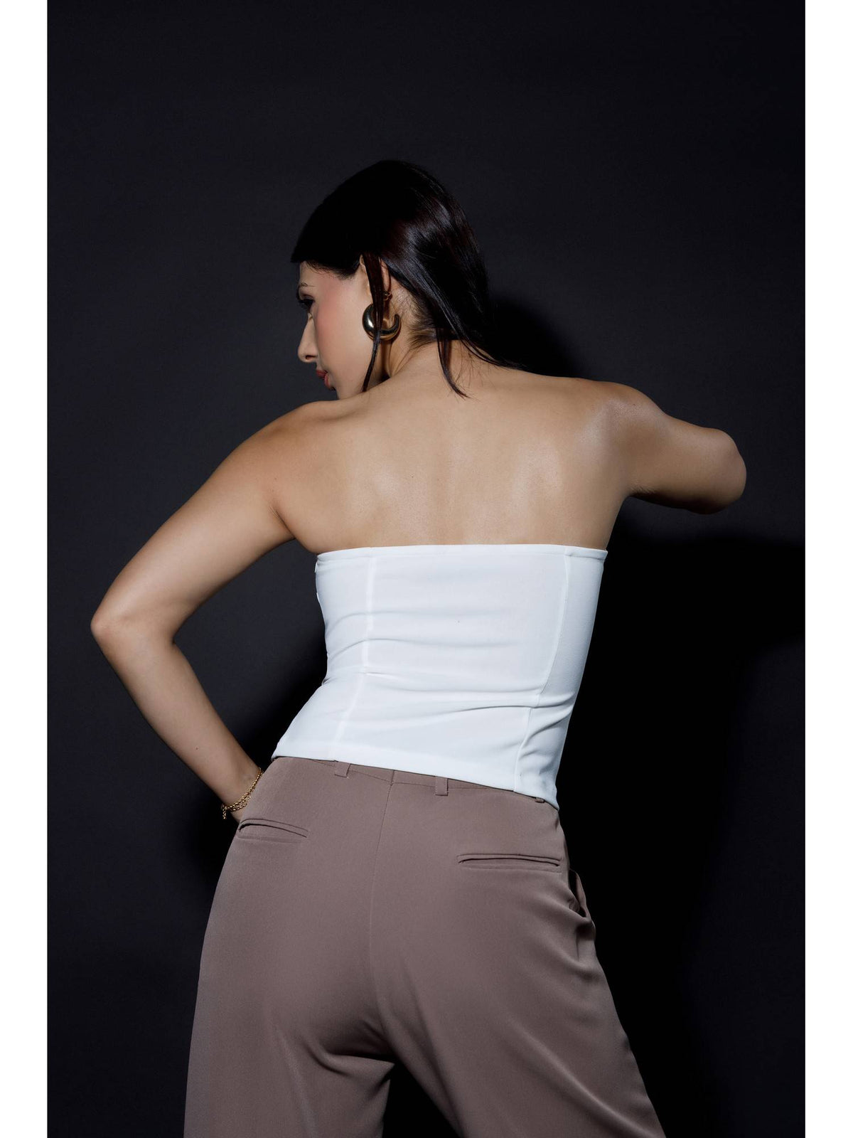 White Tube Top | TT90 - view 2