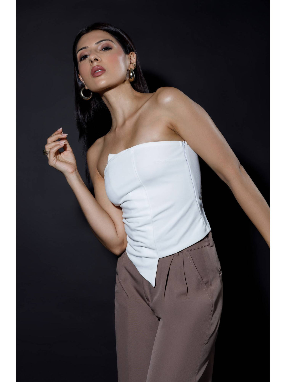 White Tube Top | TT90 - view 3