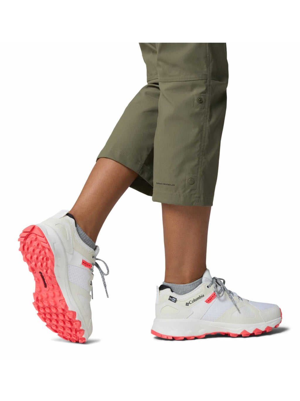 Women White Outdry Peakfreak Hera Hiking Trekking Shoes | SH9 - view 1