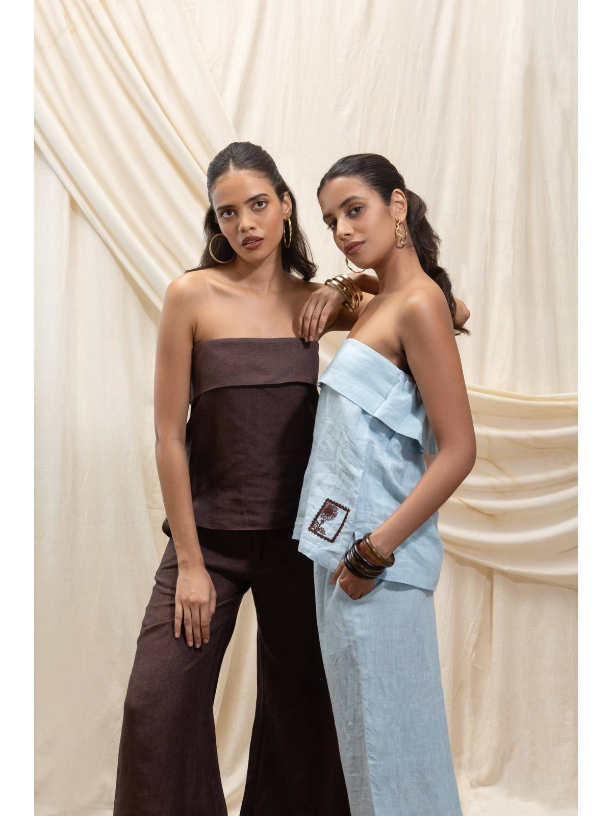 Blue Overlay Tube Top | TT90 - view 3