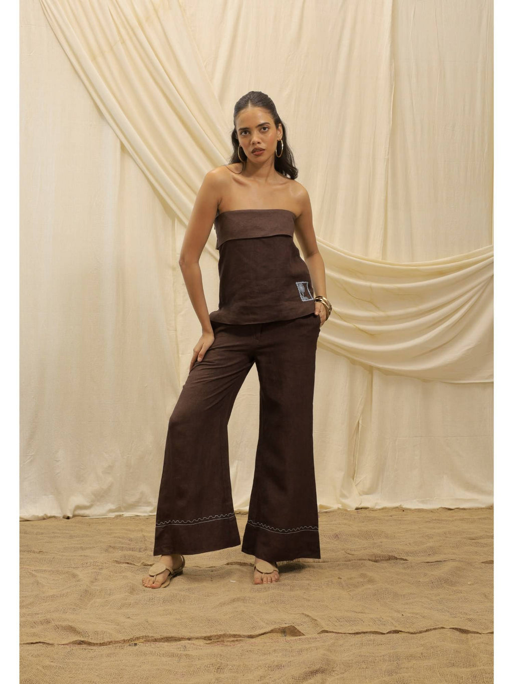 Brown Overlay Tube Top | TT90 - view 7