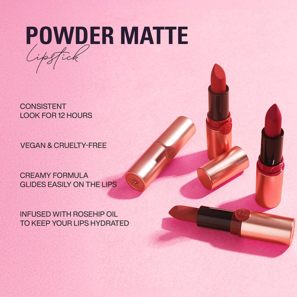 Revolution Powder Matte Lipstick - Lust | L12 - view 2