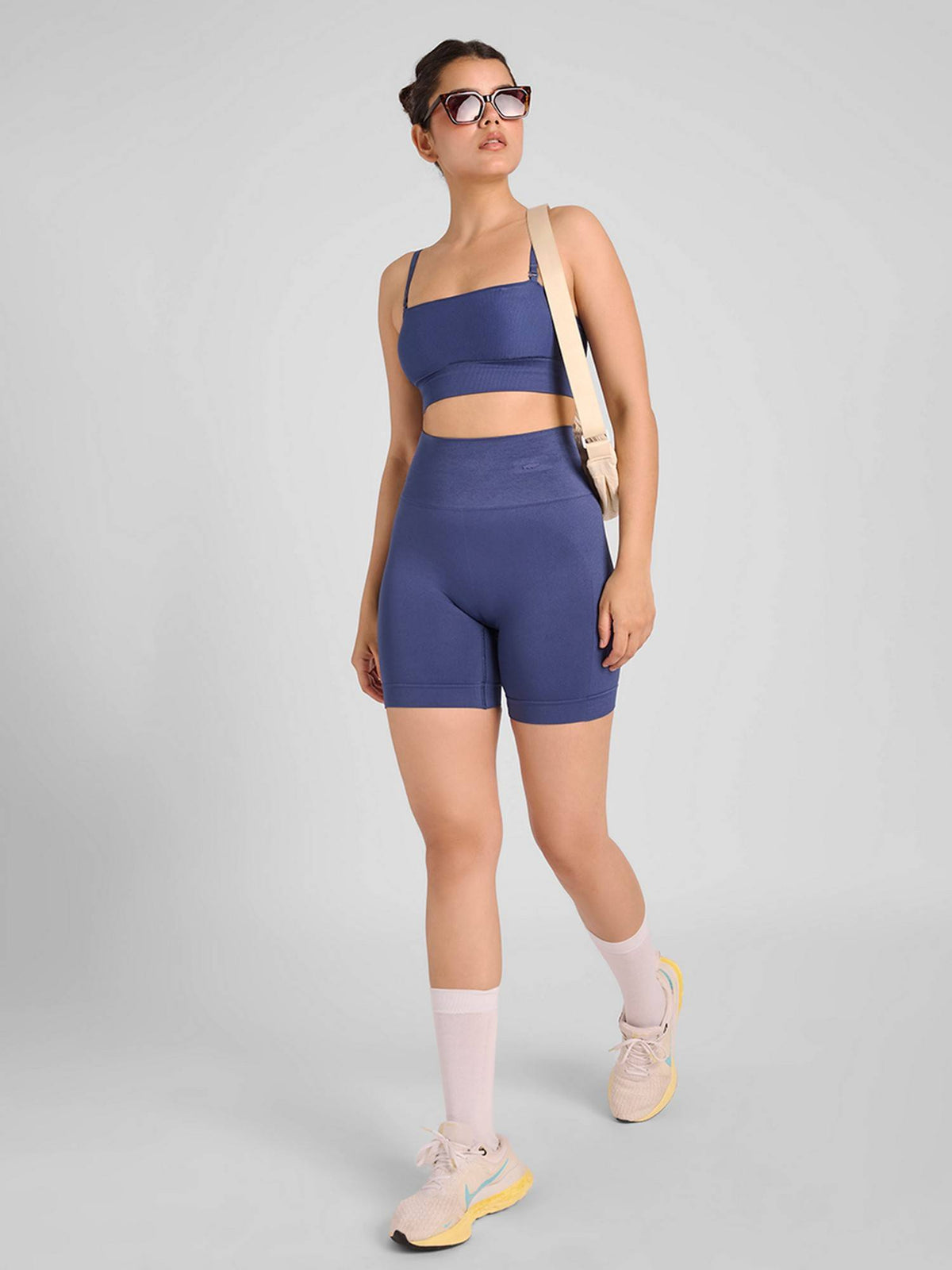 Navy Blue Freedom Bike Short - view 4