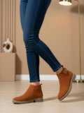 Women Brown Buckled Boots | BT61 - view 1