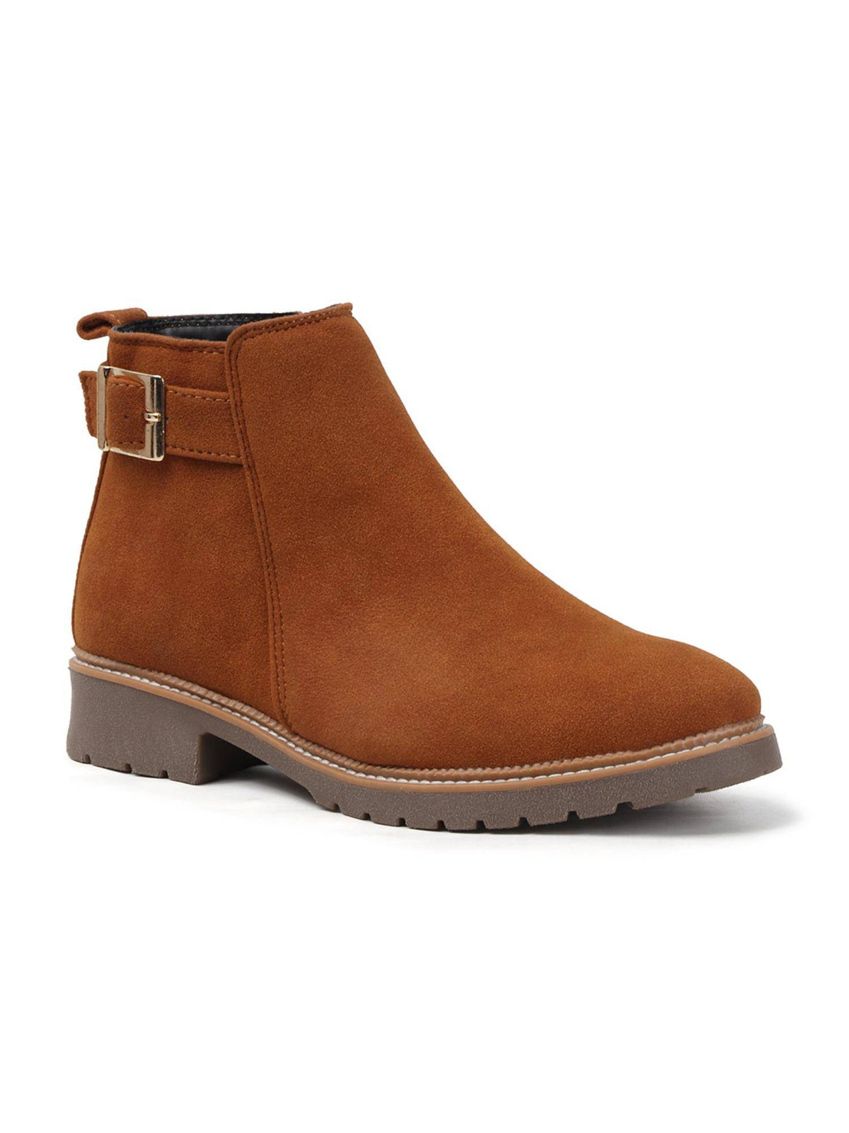 Women Brown Buckled Boots | BT61 - view 4